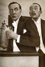 Tom Walls and Ralph Lynn, English actors, 1933. Artist: Unknown