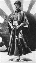 The Prince of Wales in Japanese costume, Japan, 1922. Artist: Unknown