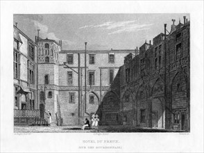 Hotel du Preux, Paris, c1830. Artist: Roberts