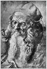 'Head of Old Man', late 15th-early 16th century, (1912).Artist: Albrecht Dürer