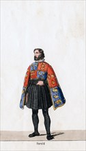 Herald, costume design for Shakespeare's play, Henry VIII, 19th century. Artist: Unknown
