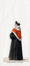 Stephen Gardiner, costume design for Shakespeare's play, Henry VIII, 19th century. Artist: Unknown