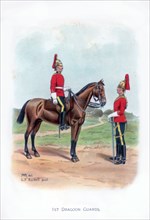 '1st Dragoon Guards', 1915.Artist: LE Buckell