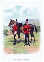 '1st Royal Dragoons', c1915.Artist: LE Buckell