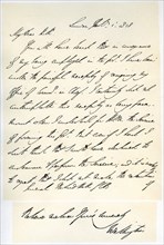 Letter from the Duke of Wellington to General Rowland Hill, 1st February 1828.Artist: Duke of Wellington