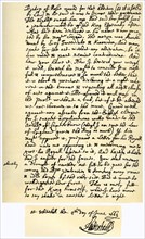 Letter from John Maitland to Sir Robert Moray, 2nd November 1669.Artist: John Maitland, 1st Duke of Lauderdale