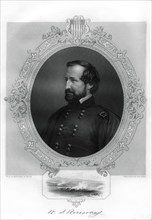 William Rosecrans, Union general during the American Civil War, 1862-1867. Artist: Unknown