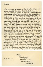 Letter from Jonathan Swift to Henrietta Howard, 21st November 1730.Artist: Jonathan Swift