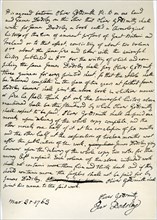 Agreement by Oliver Goldsmith to write for James Dodsley, 31st March 1763.Artist: Oliver Goldsmith