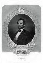 President Abraham Lincoln, American politician, 1862-1867.Artist: JC McRae