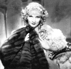 Marlene Dietrich, German born American actress, 1934-1935. Artist: Unknown