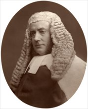 Hon John Walker Huddleston, Baron of the Exchequer, 1876.Artist: Lock & Whitfield