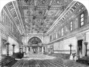 The new state ball room at Buckingham Palace, 1856. Artist: Unknown
