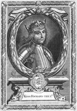 Richard I King of England.Artist: Edward Lutterell