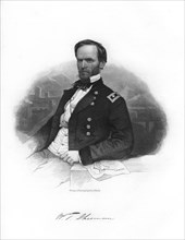 William Tecumseh Sherman, Union general, 1862-1867.Artist: Brady