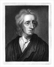 John Locke, English philosopher, (1825).Artist: S Freeman
