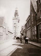 Street scene, Monnickendam, Netherlands, 1898.Artist: James Batkin