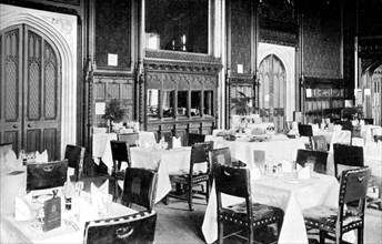 The House of Commons Dining Room, Palace of Westminster, London, c1905. Artist: Unknown