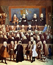 The Court of Chancery in the Reign of George I, 18th century (c1905). Artist: Unknown