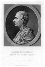 Charles de Secondat, Baron de Montesquieu, (1689-1755).Artist: J Cook