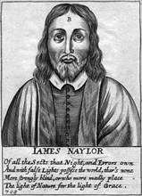 James Naylor, English Quaker leader, 17th century. Artist: Unknown