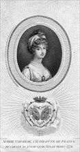 Marie-Therese-Charlotte de Bourbon, Duchess of Angouleme and Dauphine of France, 1805.Artist: Luigi Schiavonetti