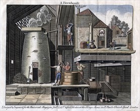 'A Brewhouse', 1747. Artist: Unknown