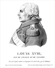 Louis XVIII, King of France, 1814. Artist: Unknown