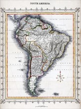 Map of South America. Artist: Unknown