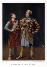 Lewis Waller and Mr McKinnel, English actors, 1901. Creator: British Mutoscope.