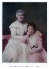 Mrs Lewis (Kate Terry) and Miss Mabel Terry-Lewis, British actresses, 1901.Artist: Window & Grove