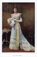 Fay Davis, American stage actress, 1901.Artist: Ellis & Walery