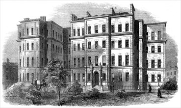 King's College Hospital, Portugal Street, Lincoln's Inn, London, c1860s. Artist: Unknown