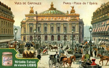 Views of Capitals: Place de l'Opera, Paris, c1900. Artist: Unknown
