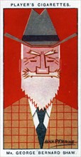 George Bernard Shaw, Irish playwright, 1926.Artist: Alick P F Ritchie