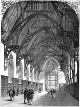 The New Middle Temple Library, 1861. Artist: Unknown