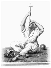 'The Indian Juggler', 1818. Artist: Unknown