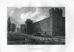 Penitentiary, Philadelphia, Pennsylvania, USA, 1855. Artist: Unknown