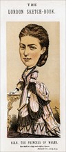 Alexandra of Denmark, Princess of Wales, 1874.Artist: Faustin