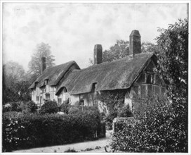 Anne Hathaway's Cottage, Stratford-On-Avon, England, late 19th century.Artist: John L Stoddard