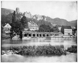 Heidelberg Castle, Germany, late 19th century.Artist: John L Stoddard