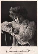 Sarah Bernhardt, French actress, 1901.Artist: Art Photogravure Co