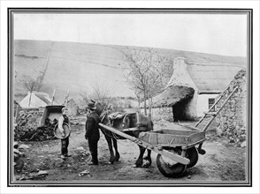 'Old Irish Low-Back Car', 1901.Artist: R Welsh