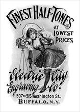 'Finest Half-Tones at Lowest Prices', 1901.Artist: Electric City Engraving Co