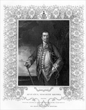 Augustus Keppel, Viscount Keppel, (1725-1786), 19th Century.Artist: Henry Thomas Ryall