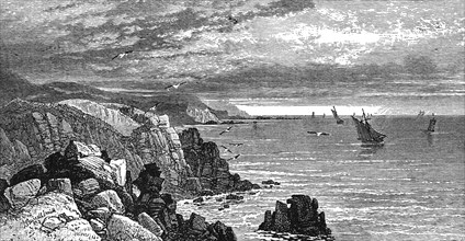 On the Cornish Coast, 1900. Artist: Unknown