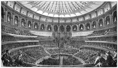 Opening of the Royal Albert Hall, London, 29 March 1871, (1900). Artist: Unknown