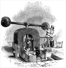 Embossing press, 1886. Artist: Unknown
