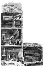 A flour mill, 1886. Artist: Unknown