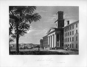 Amherst College, Massachusetts, 1855.Artist: J Archer